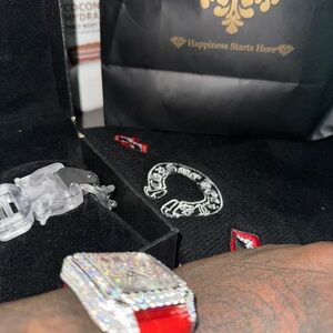 Red and Silver Men's Watch